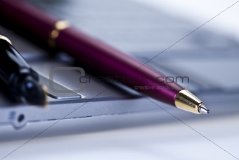 Business concept the ballpoint