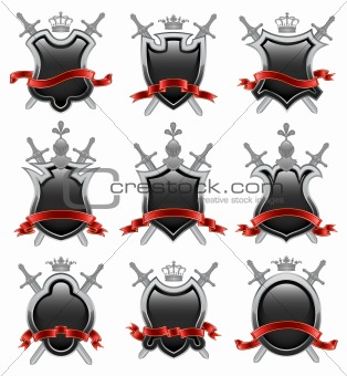 Coat of arms. Vector illustration.