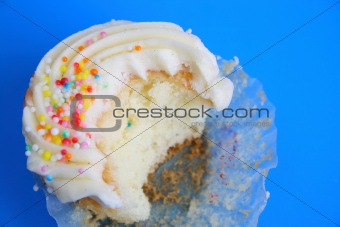 Half Eaten Cupcake