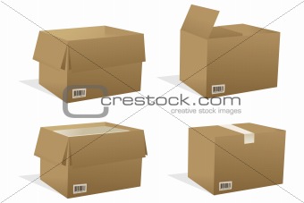 various boxes