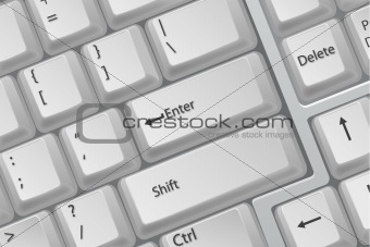 closeup of keyboard keys