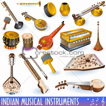 Indian music instruments