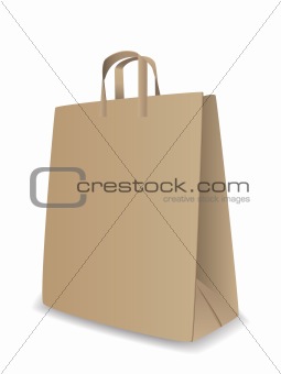 Vector paper bag