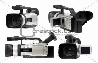 Semi professional camcorders set