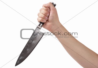 A knife in the hand
