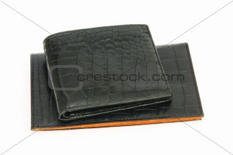 Wallet isolated on the white background 