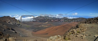 Mount Haleakala Crater, Maui (panorama)