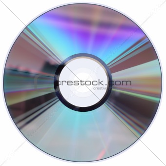 CD / DVD disk isolated on White