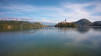 Bled Lake with island