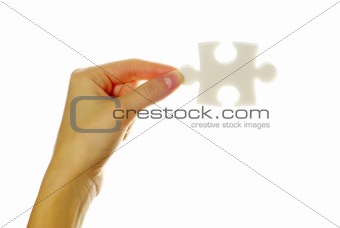  puzzle in hand