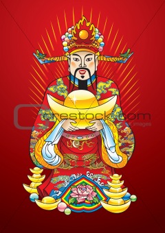Chinese New year god of wealth