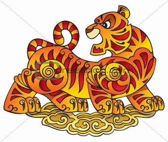 Chinese Tiger, symbol of the year
