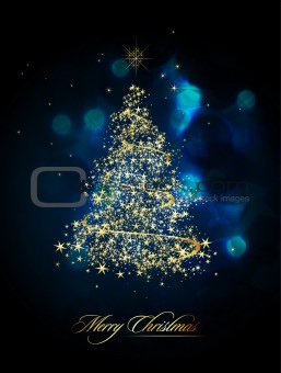 Glittering Christmas Tree