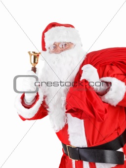 Santa claus with bell
