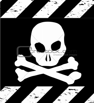Skull Symbol Danger. Vector