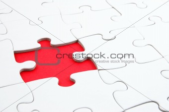 abstract jigsaw puzzle background