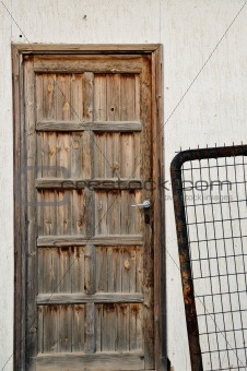 wooden door