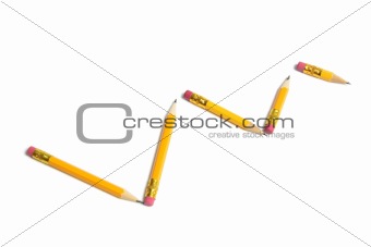Arrangement of Short Pencils