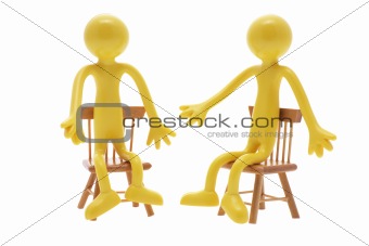 Sitting Miniature Figures