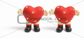 Love Heart Figurines