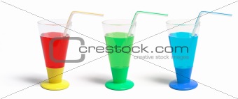 Soft Drinks in Plastic Cups
