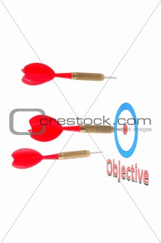 success concept with dart arrow