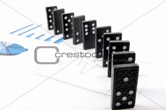 dominoes on chart