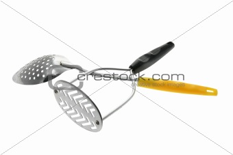 Potato Masher and Slotted Spoon