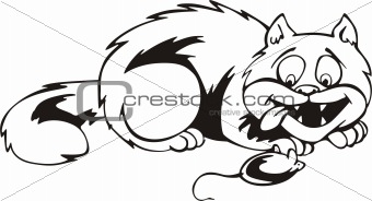 Cat & Mouse Cartoon