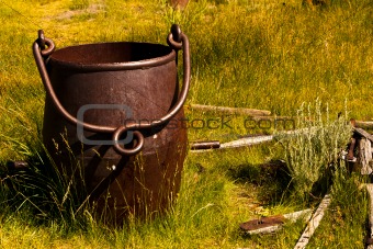 Rusted Slag Bucket