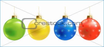 Christmas ball /  ornament / vector