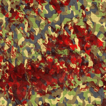 camouflage bloodstained