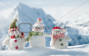 Amusing snowmen