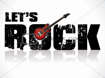 lets rock background with guitar 