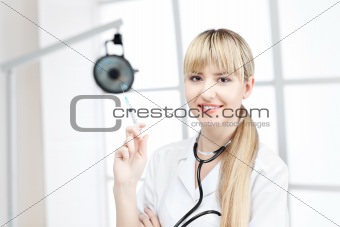 beautiful woman doctor