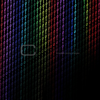 colorful binary background