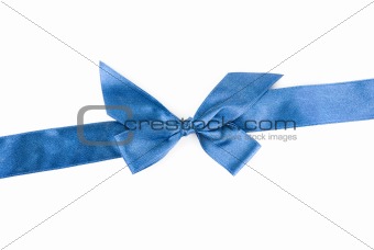 blue holiday ribbon