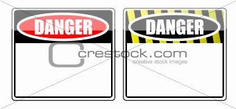 Danger Blank sign