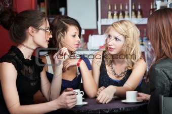 Friends in a Coffee Shop