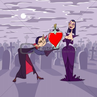 Valentine's Night of vampire