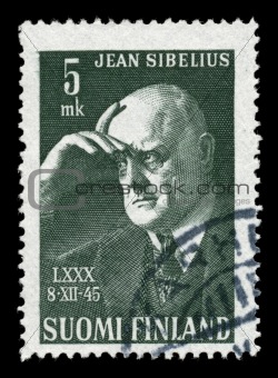 Sibelius on a stamp