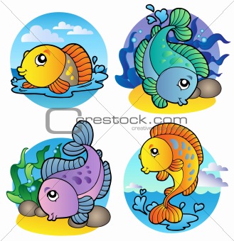 Various freshwater fishes 1