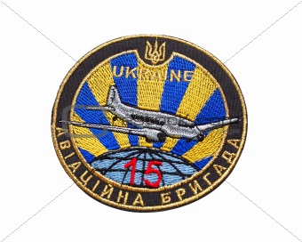 Chevron of Ukrainian military officer (sky force). 