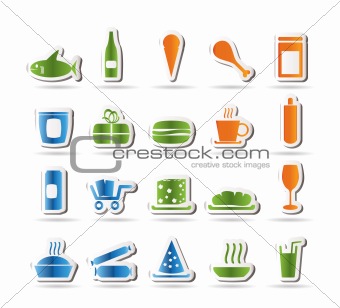 Shop and Foods Icons
