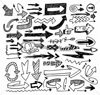 doodle arrow set