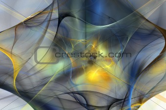 Abstract storm illustration