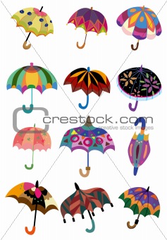 cartoon Umbrellas icon