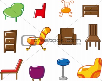 cartoon furniture icon