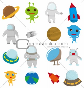 cartoon Outer space icon
