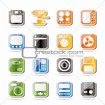 Simple Home and Office, Equipment Icons